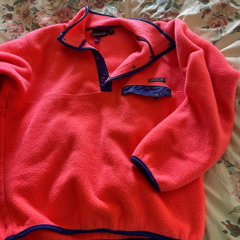 Vintage NEON Patagonia Snap Pullover Fleece